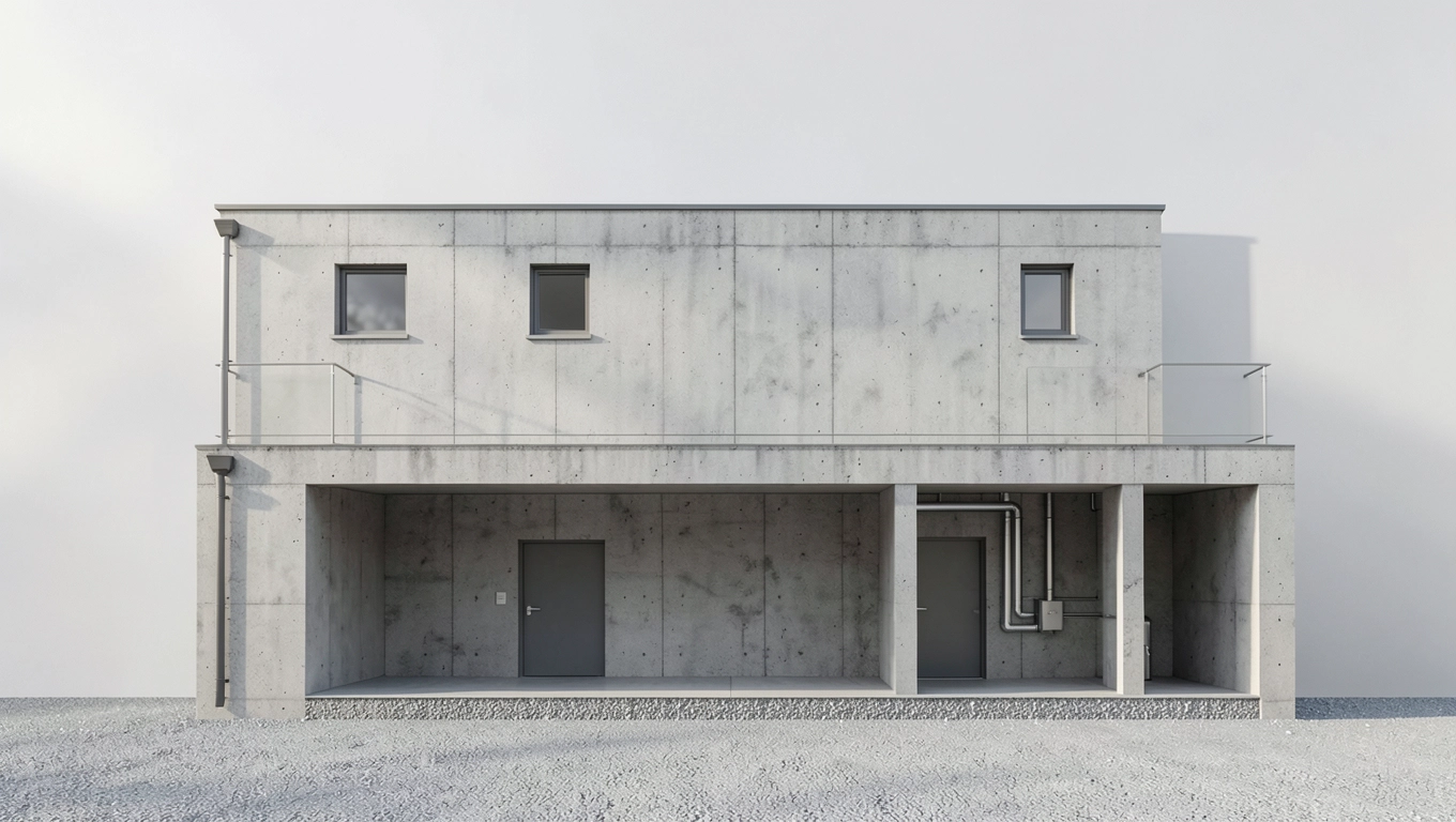 Przyziemie w liczbie kondygnacji budynku