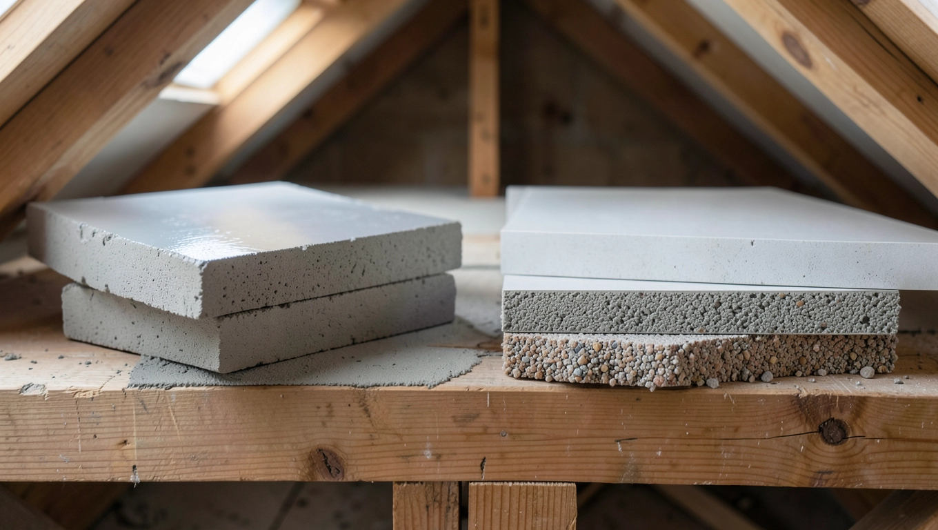 Rodzaje wylewek na strychu