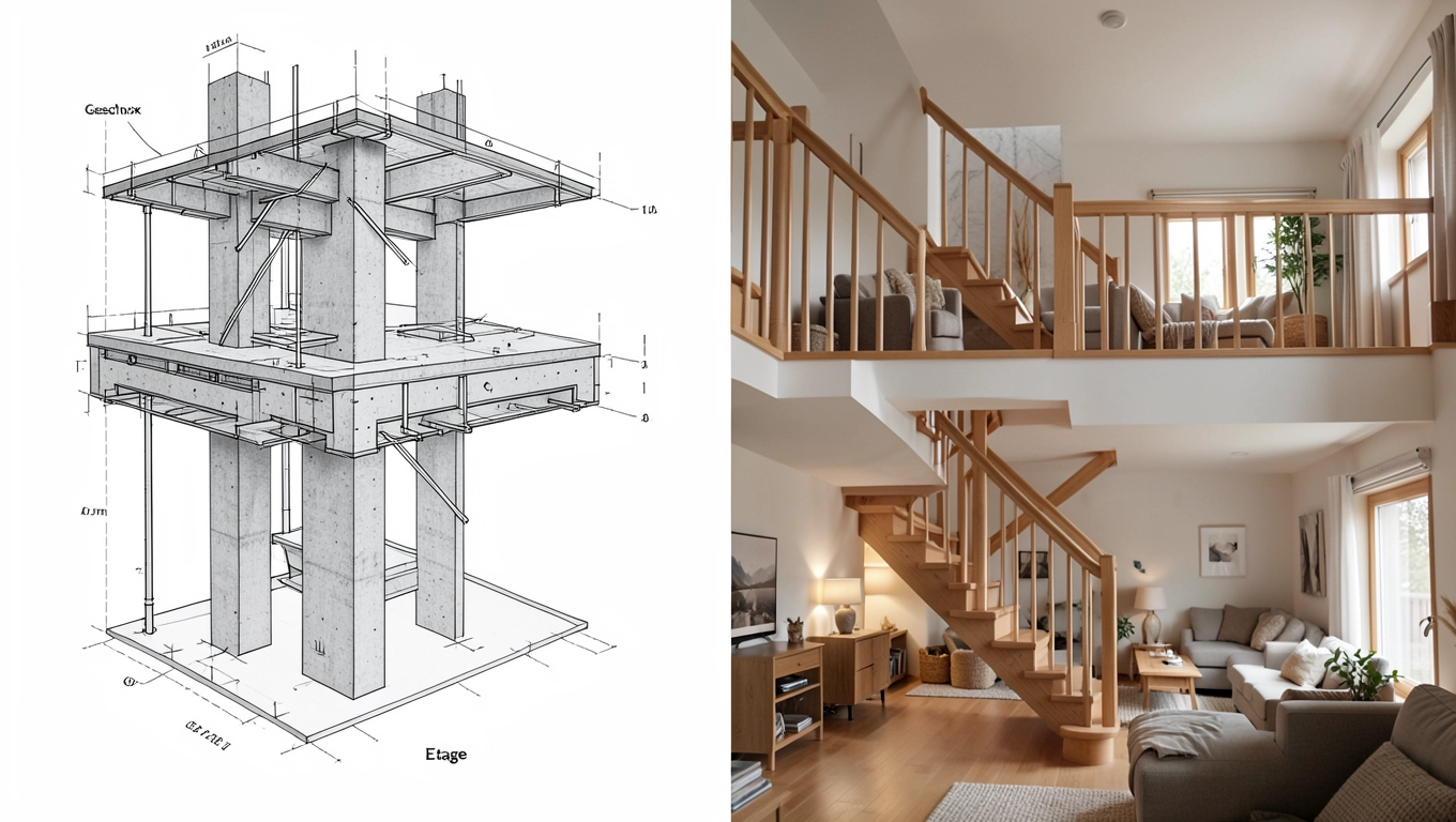 Różnice między Geschoss a Etage