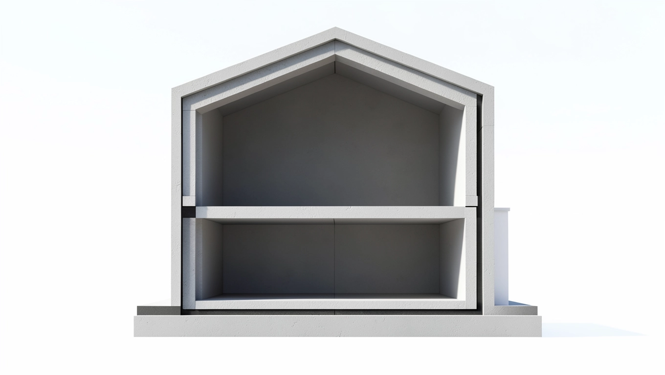 Różnice objętości brutto i netto gmachu