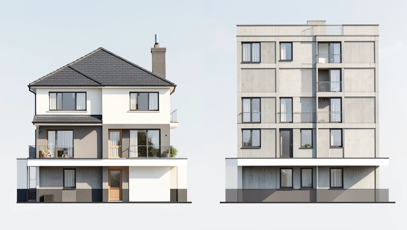 Różnice w określaniu poziomu 1 w budynkach mieszkalnych i użytkowych