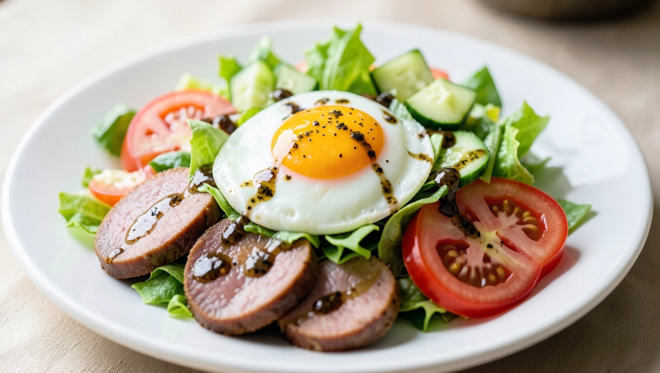 Sałatka Strych z Kiełbasą i Jajkiem