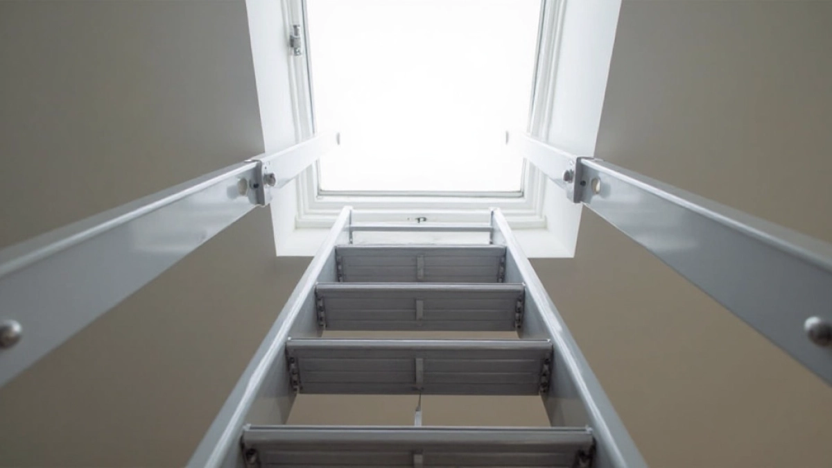 Schody na strych metalowe