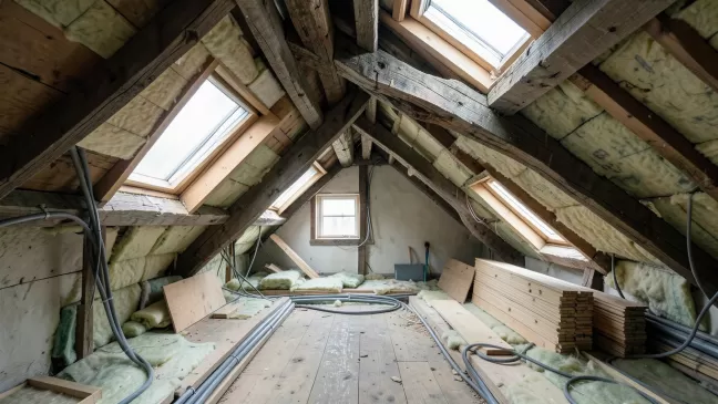 Adaptacja poddasza w starym domu koszt