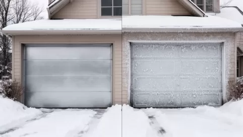 brama garażowa z ociepleniem czy bez
