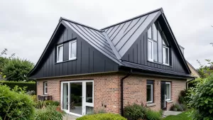 czarny dach jakie okna