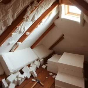 Czy poddasze można ocieplić styropianem