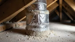 Czym ocieplić komin na strychu