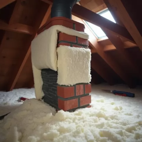 Czym ocieplić komin na strychu