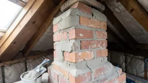 Czym otynkować komin na strychu