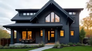 Dach i okna antracyt jaka elewacja