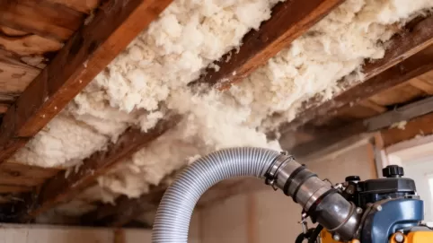 docieplenia metodą wdmuchiwania