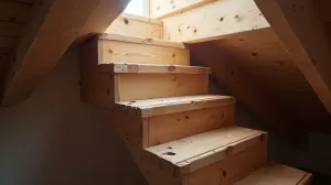 dodatkowy stopień do schodów strychowych