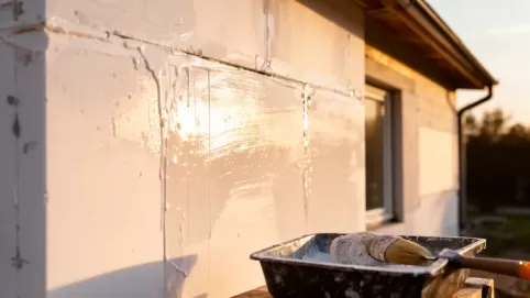 Gruntowanie elewacji po ociepleniu