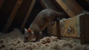 jak kuna wchodzi na strych