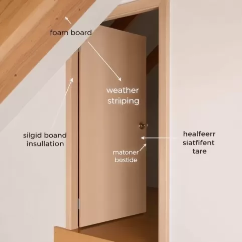 Jak ocieplić drzwi na strych