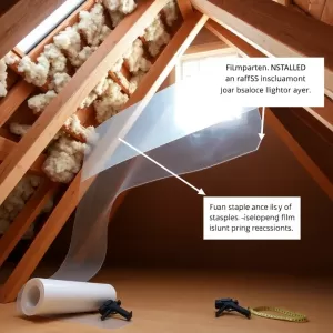 Jak układać folię paroizolacyjną na poddaszu
