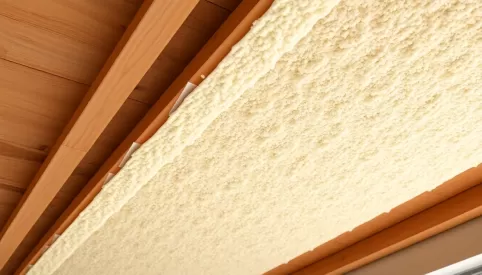 Jaka folia pod wełnę mineralną na strop drewniany