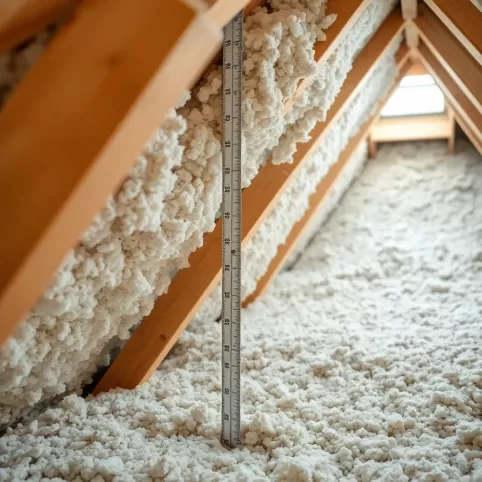 Jaka grubość celulozy na poddasze