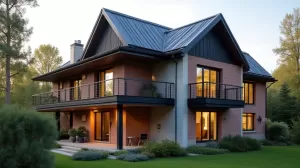 Jaki kolor elewacji do antracytowego dachu