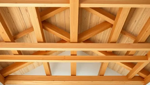 Jaki przekrój belek na strop drewniany