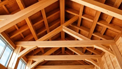 Jakie belki na strop drewniany 3m