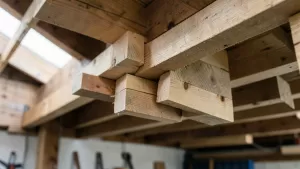 Jakie belki na strop drewniany 7m