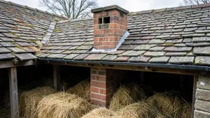 Komin do kozy przez dach