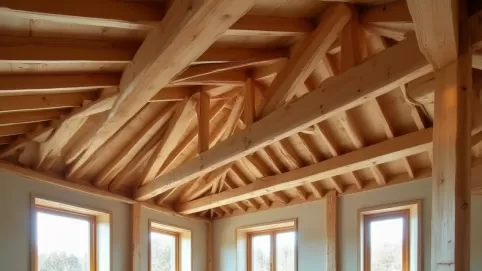 Koszt stropu drewnianego 100m2 Sosnowiec