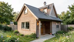 Mały dom z poddaszem użytkowym