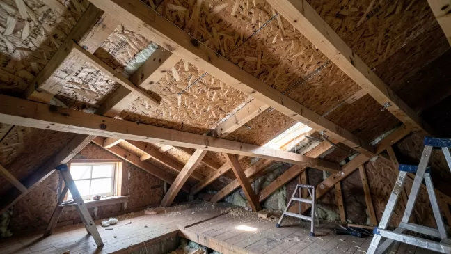 Montaż płyt OSB na strychu cena