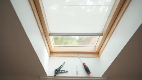 montaz rolety okna dachowego velux