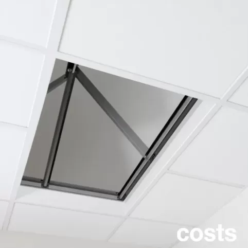 Montaż schodów strychowych w suficie podwieszanym cena