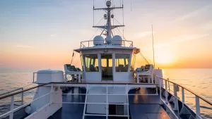 nadbudówka na statku dla kapitana