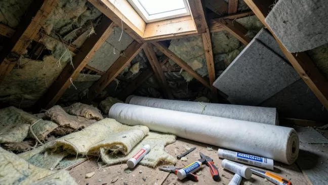 Naprawa ocieplenia poddasza cena