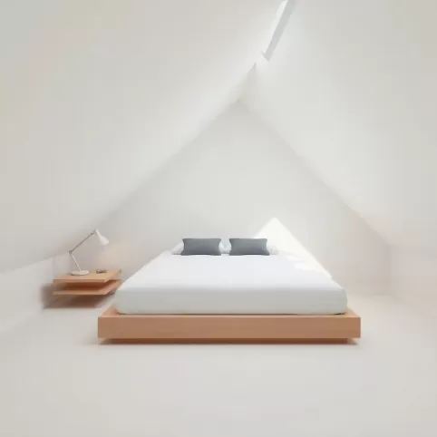 Nowoczesna sypialnia na poddaszu