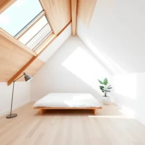 Nowoczesne pokoje na poddaszu
