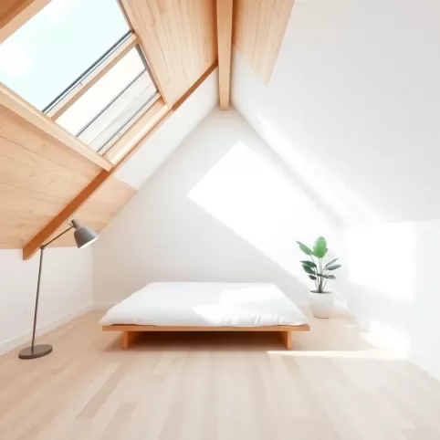 Nowoczesne pokoje na poddaszu