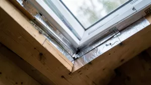 Obróbka okna dachowego