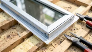 Obróbka okna dachowego stelaż