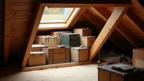 Obróbka wyłazu na strych