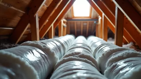 Ocieplenie rur wentylacyjnych na strychu