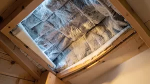 ocieplenie schodów na strych