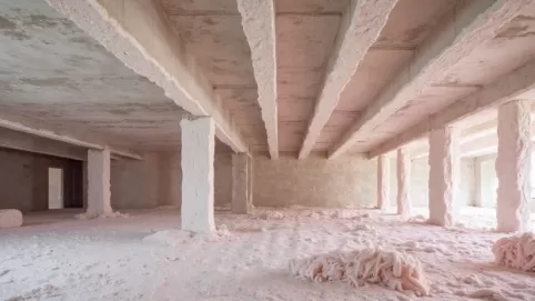 Ocieplenie stropu betonowego wełną