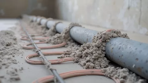 Ogrzewanie podłogowe na stropie betonowym