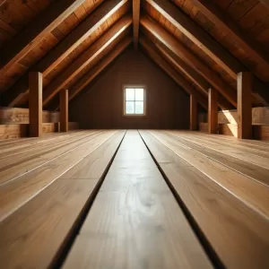 Poddasze podłoga na legarach