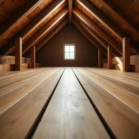 Poddasze podłoga na legarach