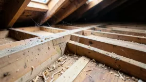 Podłoga na strychu na legarach