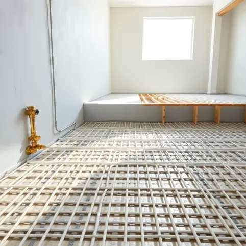 Podłogówka na dwóch kondygnacjach