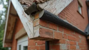 Połączenie dachu z murem